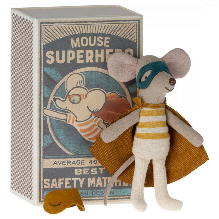 Superheld Maus kleiner Bruder 11cm von Maileg