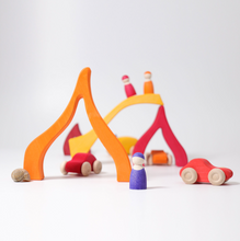 Lade das Bild in den Galerie-Viewer, Großer Vier Elemente Baukasten von Grimm's Holzspielzeug