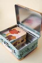 Lade das Bild in den Galerie-Viewer, Blafre Brotdose aus Metall - Wald