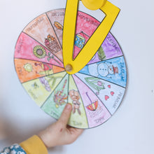 Lade das Bild in den Galerie-Viewer, Jahreszeiten Rad Vorlage zum Ausmalen Digitale Malvorlagen LillyGo