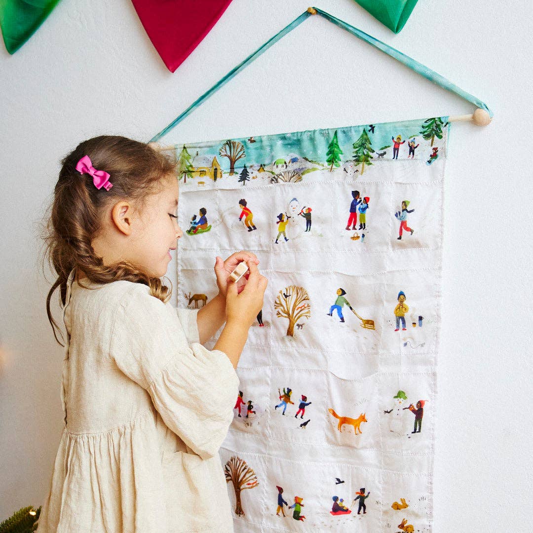 Snowy Day Advent Calendar - Sarah's Silks