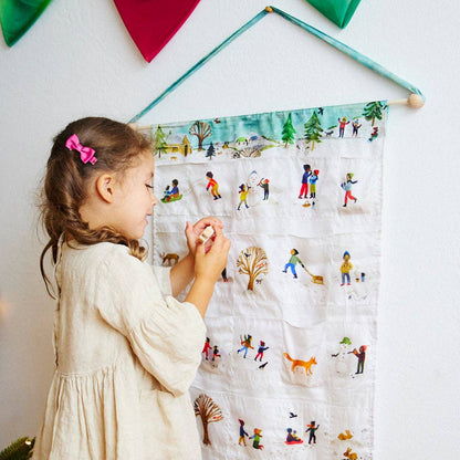 Snowy Day Advent Calendar - Sarah's Silks