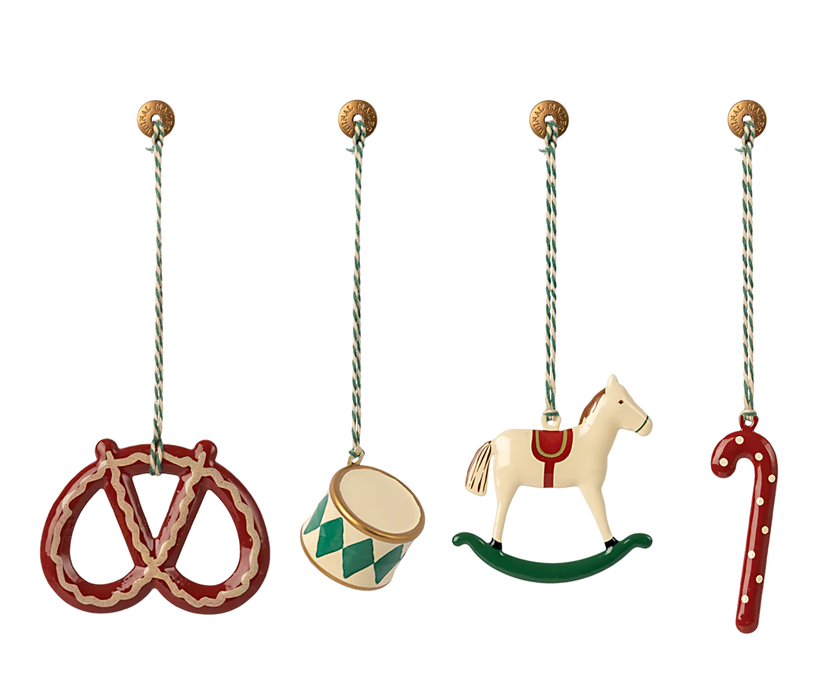 Metal Ornament Set Christmas - Maileg