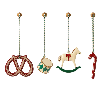 Metal Ornament Set Christmas - Maileg