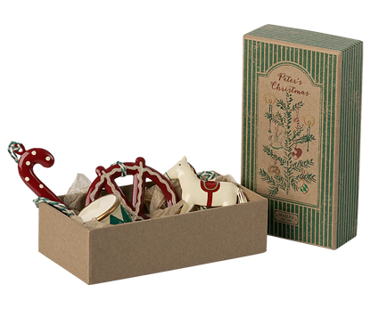 Metal Ornament Set Christmas - Maileg