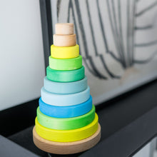Lade das Bild in den Galerie-Viewer, Scheibenturm / Stapelturm Neongrün
