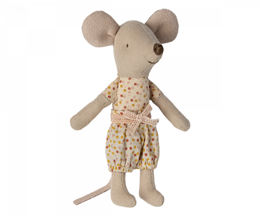 Kleine Schwester Maus in Streichholzschachtel von Maileg