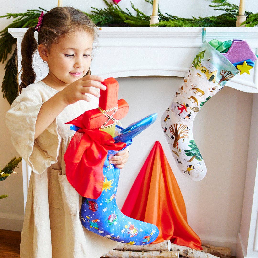 Snowy Day Strumpf Advent - Sarah's Silks