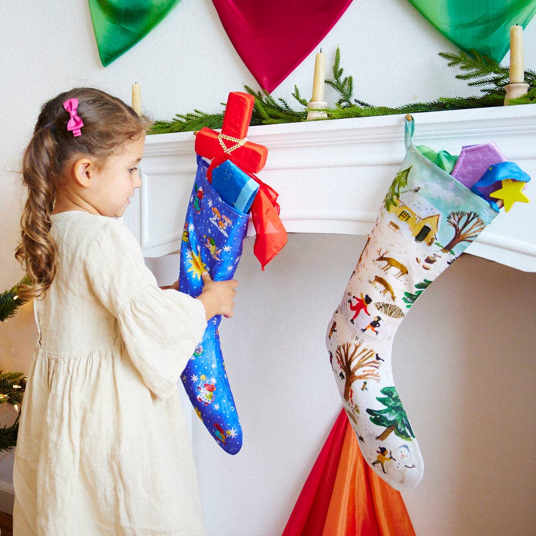 Snowy Day Strumpf Advent - Sarah's Silks