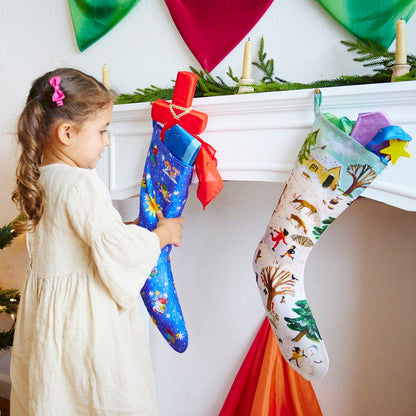 Snowy Day Strumpf Advent - Sarah's Silks