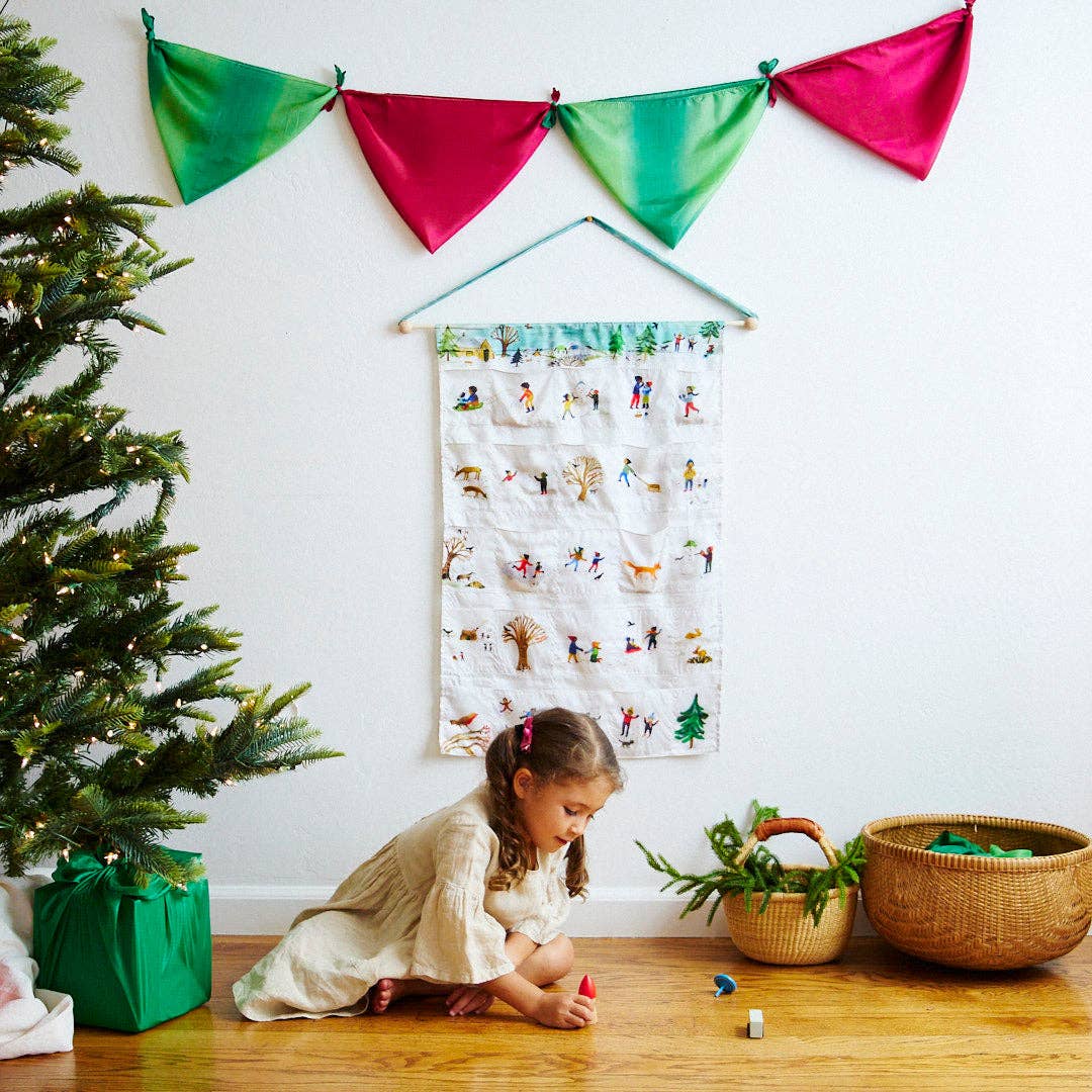 Snowy Day Advent Calendar - Sarah's Silks