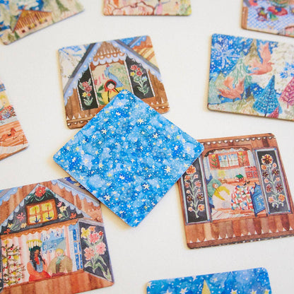 Weihnachten im Puppenhaus Spielseide - Sarah's Silks