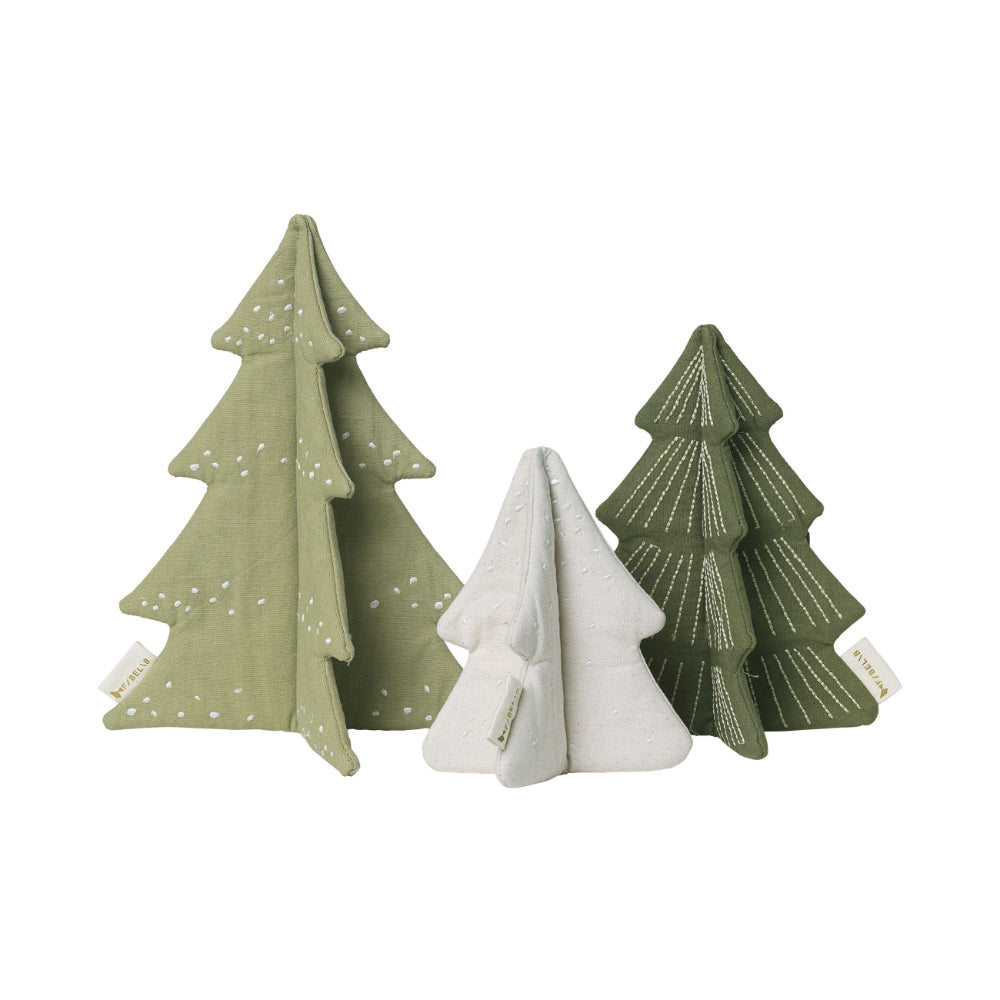 3 Weihnachtsbäume im Set Fabelab