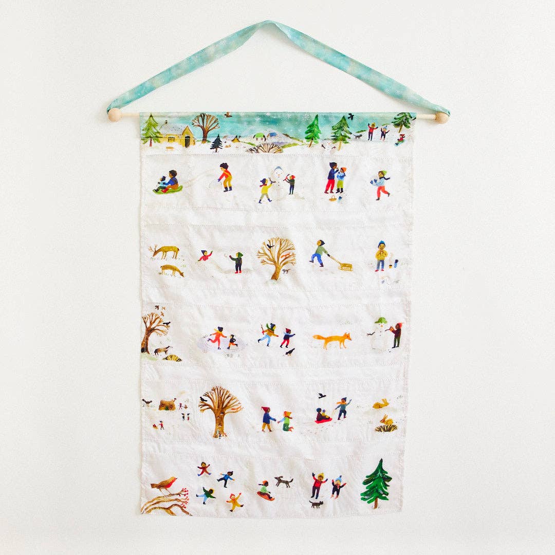 Snowy Day Advent Calendar - Sarah's Silks