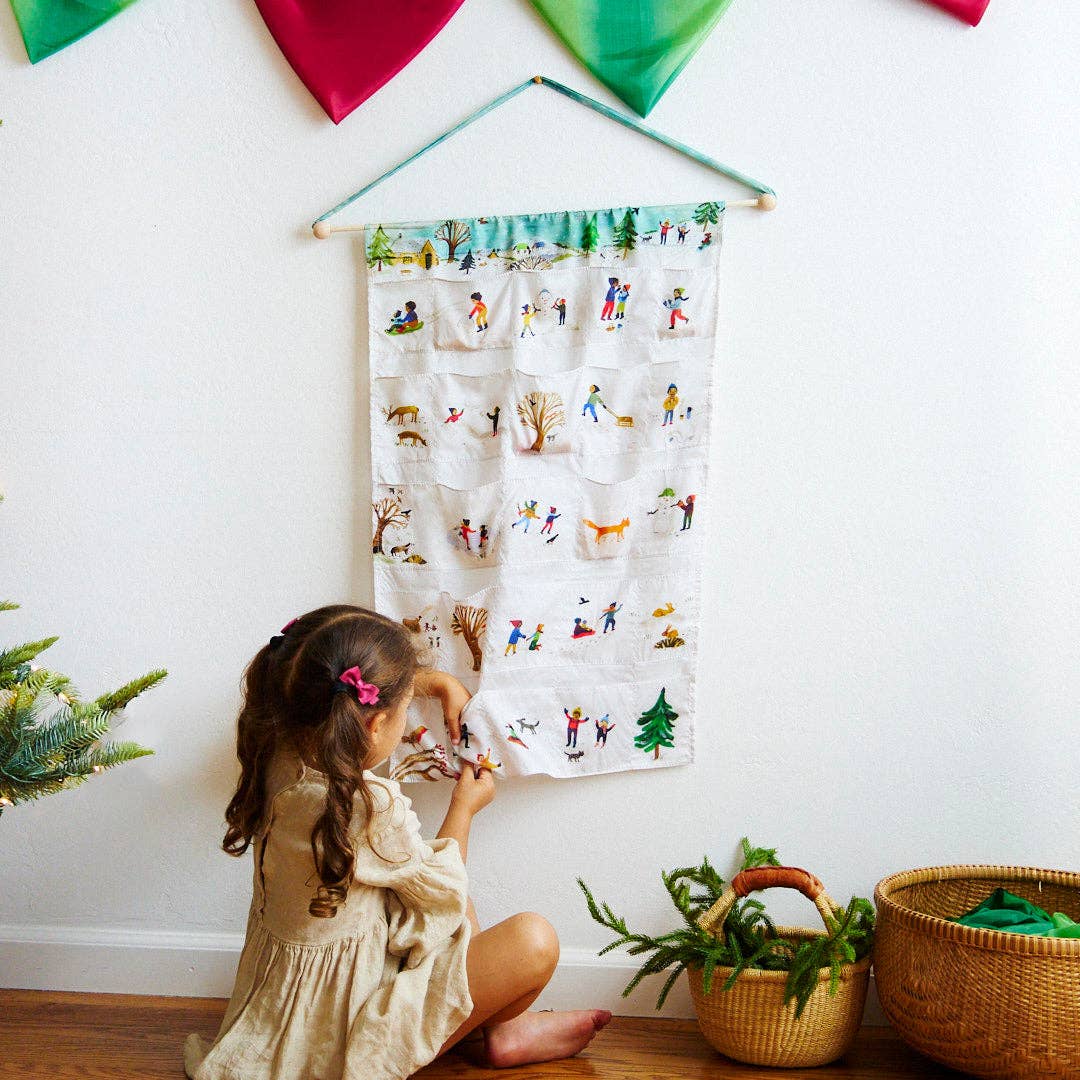 Snowy Day Advent Calendar - Sarah's Silks