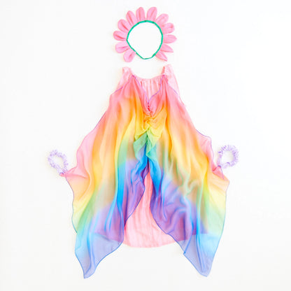 Pink flower fairy costume Sarah's Silks 