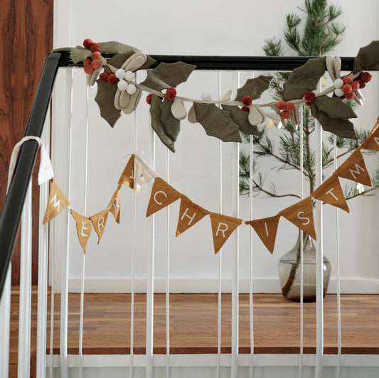Wimpelkette "Frohe Weihnachten"