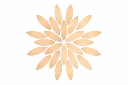 Blütenblätter Mandala Plattform Grapat - (Petals platform) 24 Teile