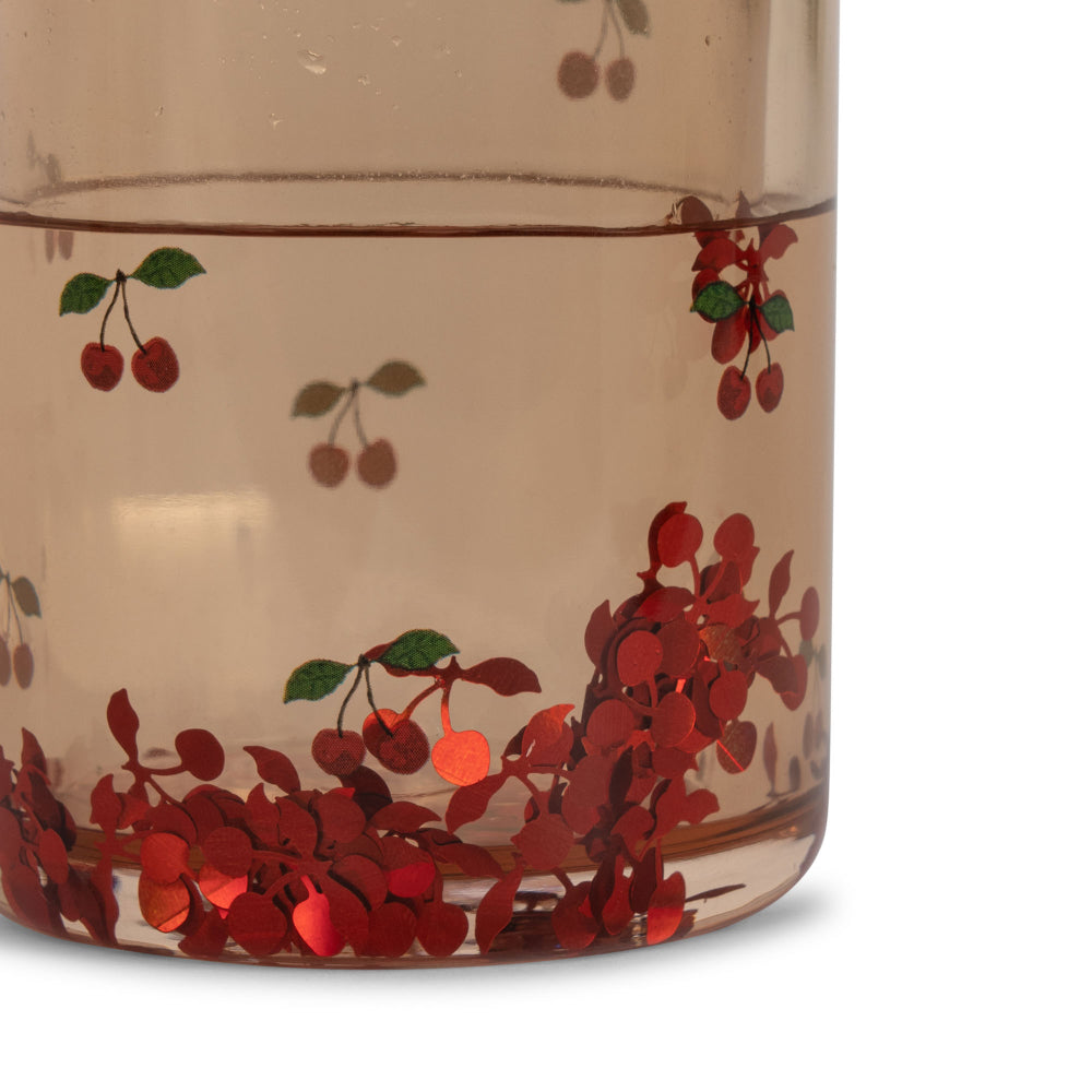 Glitter cups cherry 2-pack - Konges Sløjd