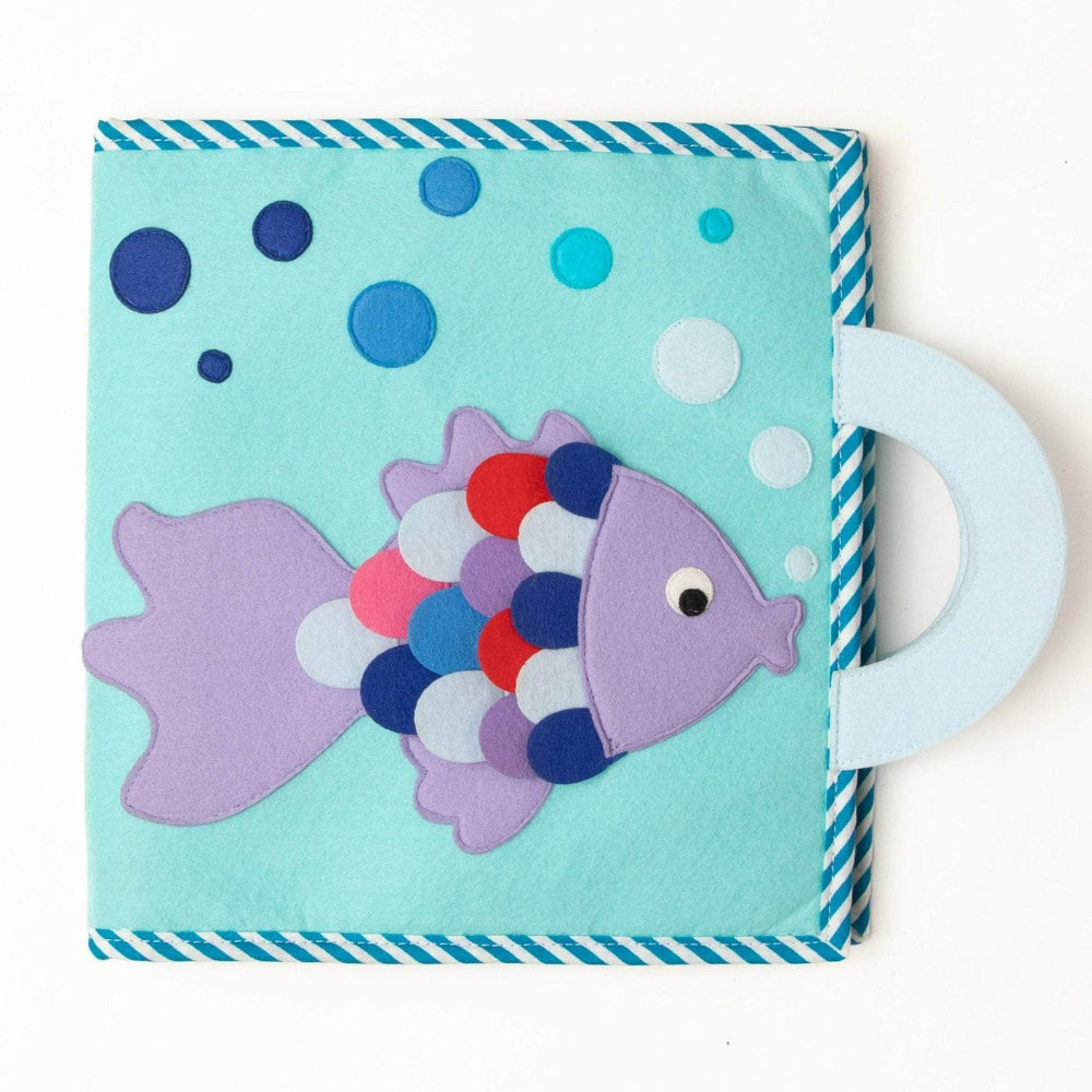 Magischer Fisch - 2 Seiten Mini Quiet Book