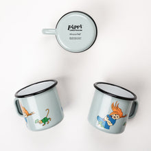 Lade das Bild in den Galerie-Viewer, Pippi Langstrumpf - das stärkste Mädchen der Welt Emaillebecher / Tasse 370 ml
