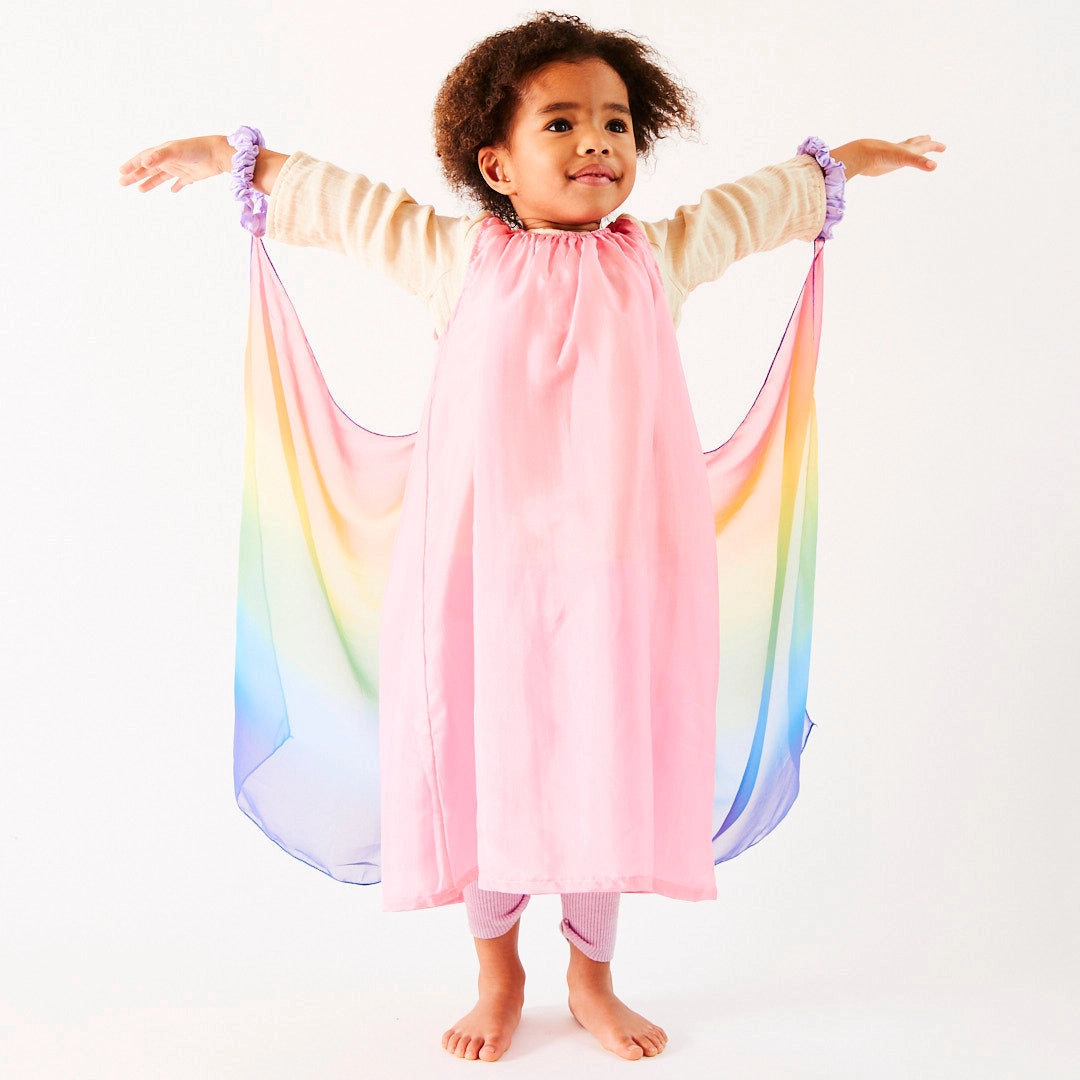 Pink flower fairy costume Sarah's Silks 