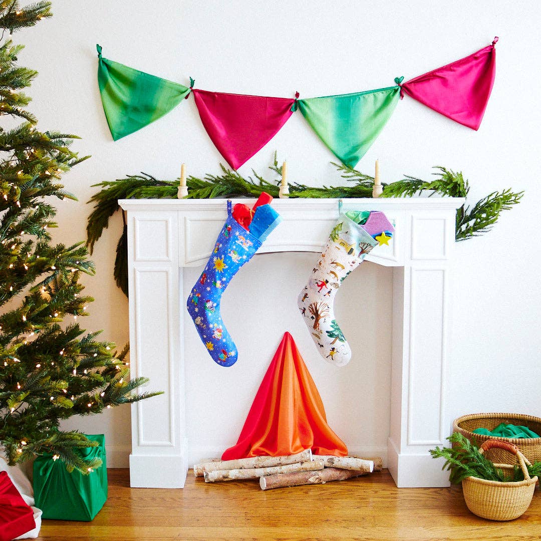 Snowy Day Strumpf Advent - Sarah's Silks