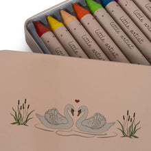 Lade das Bild in den Galerie-Viewer, Bienenwachsstifte Schwan 10 stk - Konges Sløjd
