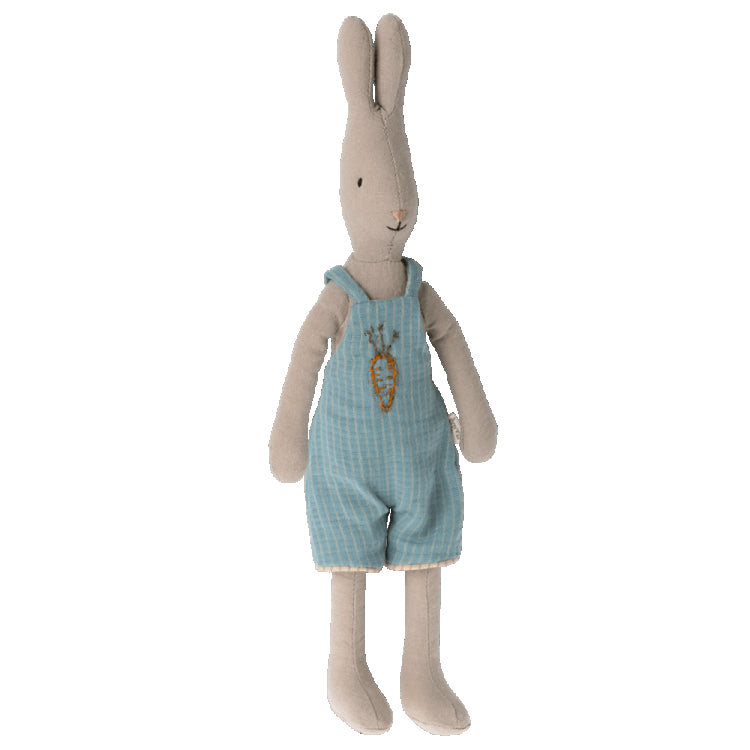 Hase Größe 2 mit blauer Hose von Maileg