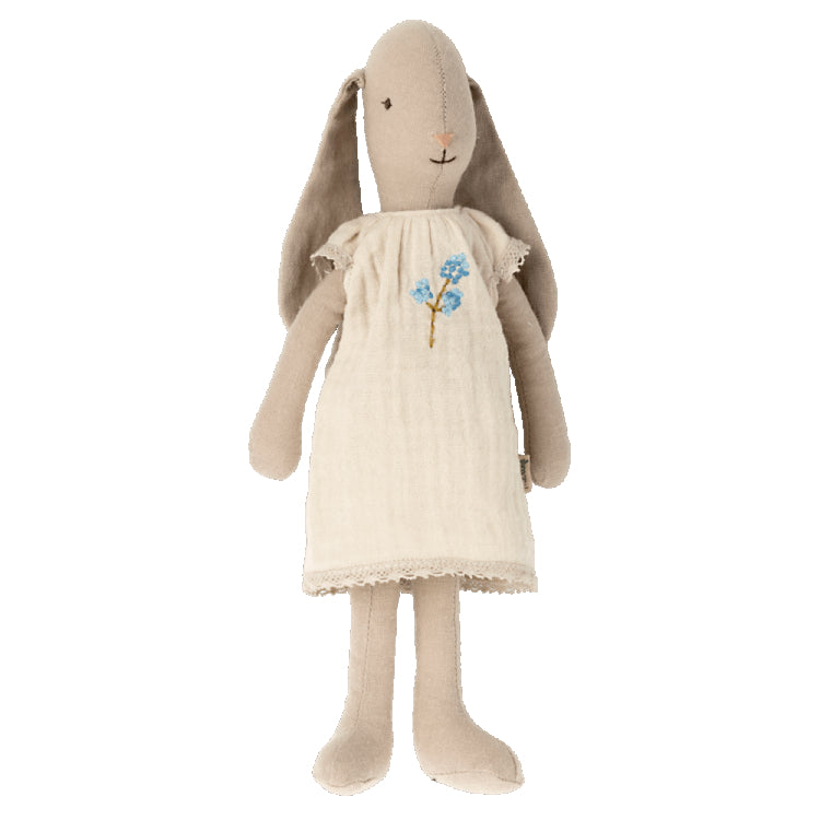 Hase Größe 2 beige mit Kleid von Maileg