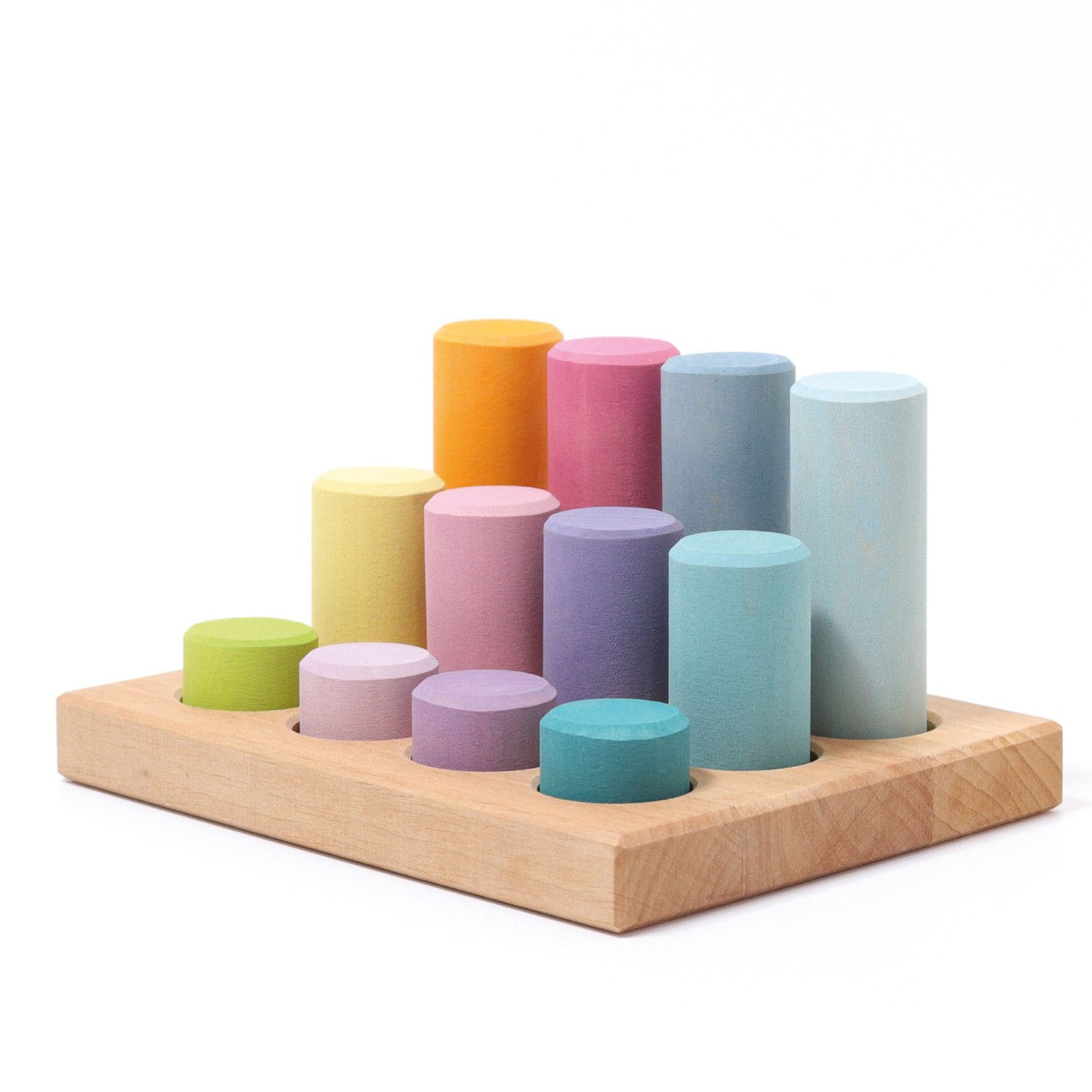 Steckspiel Kleine Walzen PASTELL von Grimm's