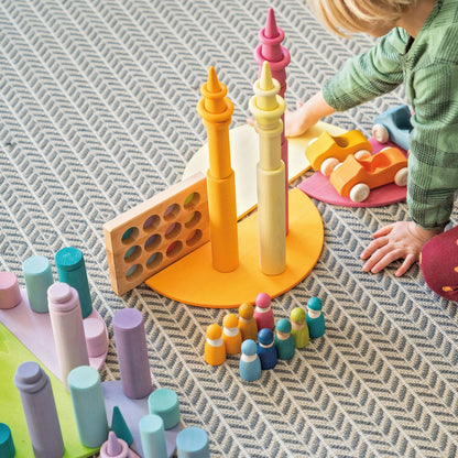 Steckspiel Kleine Walzen PASTELL von Grimm's