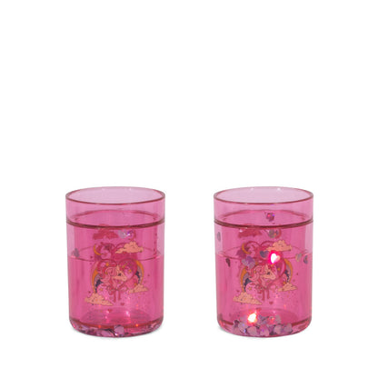 Glitzerbecher Einhorn rosa 2er-pack - Konges Sløjd