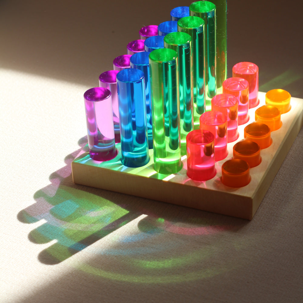 Bauspiel Lichtsäulentreppe 25 Teile