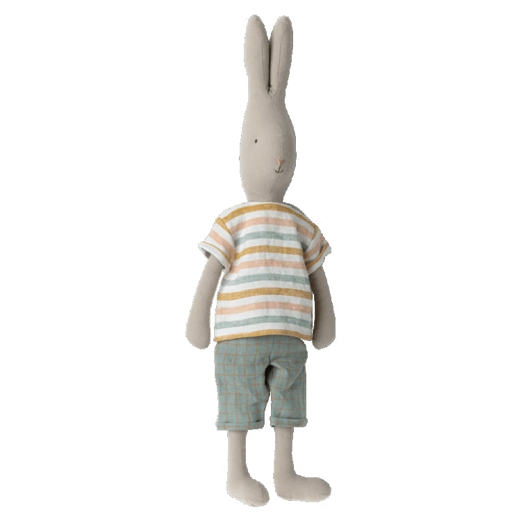 Hase Größe 4 grau mit Hose und Hemd von Maileg