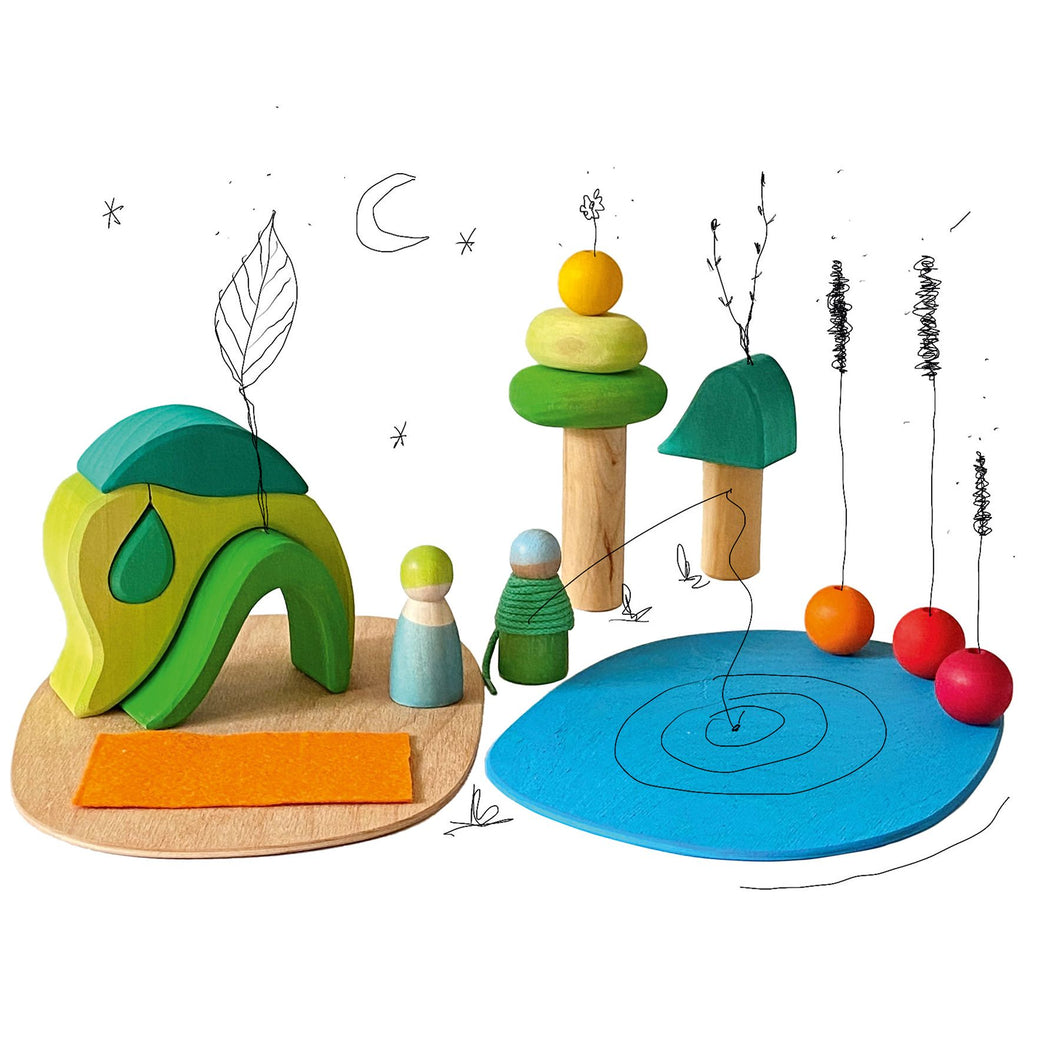 Spielwelt Waldlichtung Grimms