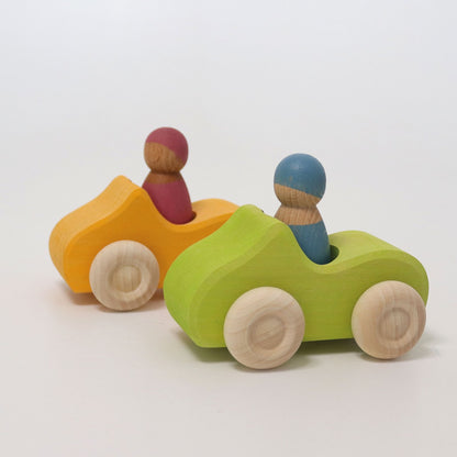 Small convertible/car in yellow from Grimm's