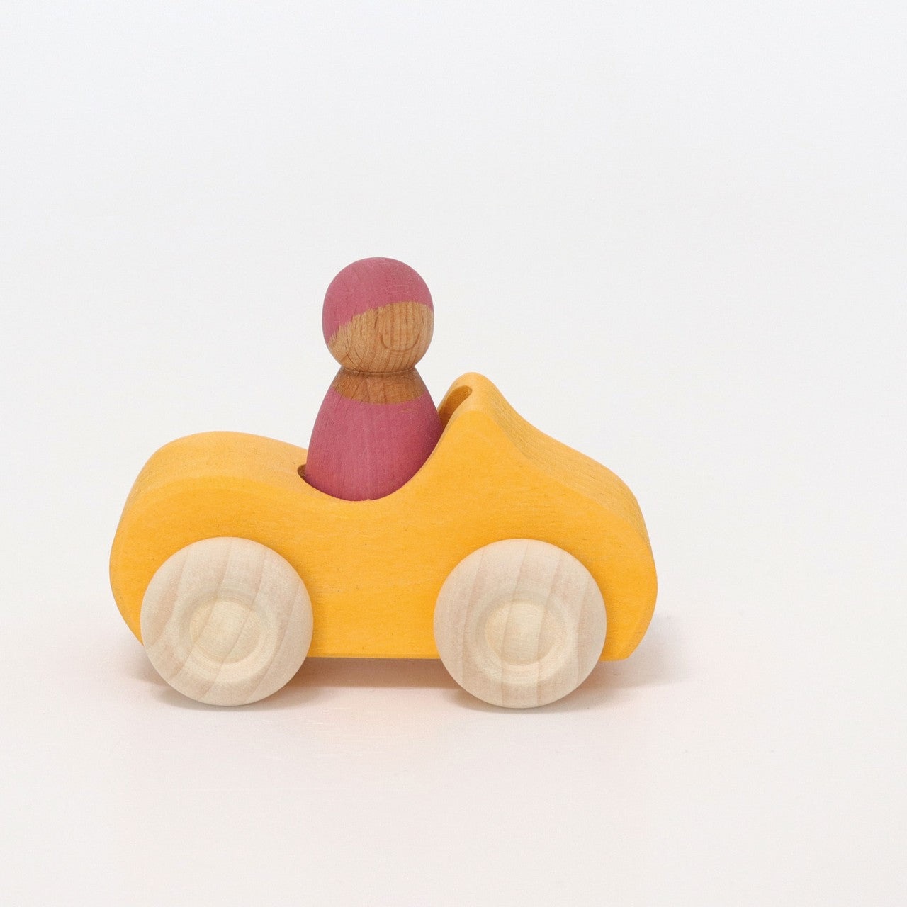 Small convertible/car in yellow from Grimm's