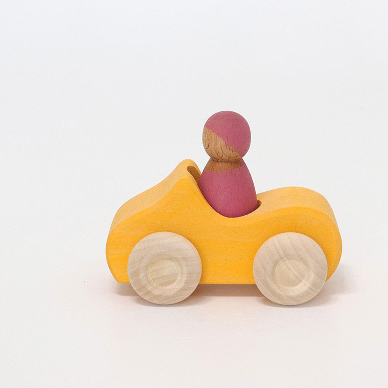 Small convertible/car in yellow from Grimm's