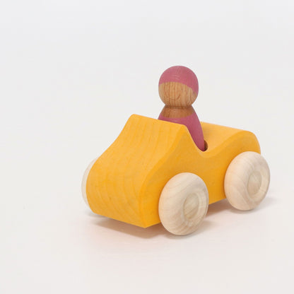 Small convertible/car in yellow from Grimm's