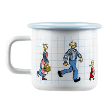 Lade das Bild in den Galerie-Viewer, Michel aus Lönneberga Emaillebecher / Tasse 370 ml
