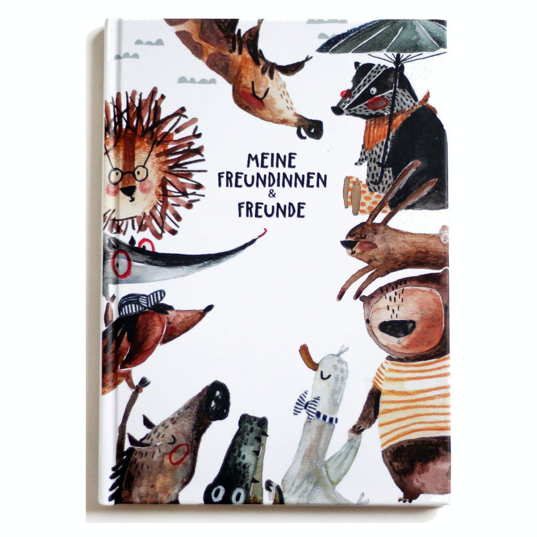 Freundschaftsbuch - Meine Freundinnen und Freunde Gedruckte Bücher Halfbird 
