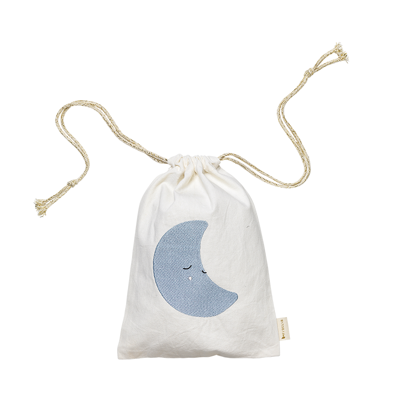 Geschenkbeutel Moon embroidery Birch - Fabelab