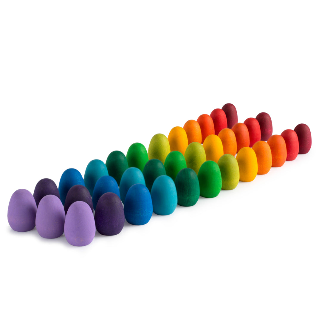 Holzspielzeug Regenbogen-Eier Mandala - Grapat Holzspielzeug Grapat 