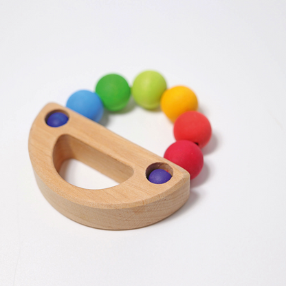 Rainbow Ship Teething Ring by Grimm's