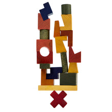 Lade das Bild in den Galerie-Viewer, Holzbausteine - Stapelbarer Montessori-Spielzeugturm - Wooden Story
