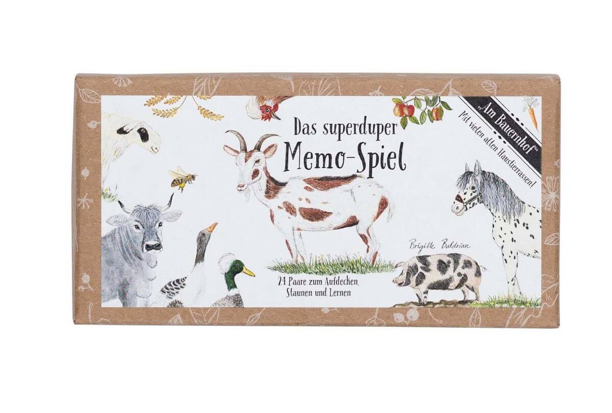 Memo-Spiel "Am Bauernhof": Memory für Kinder Spiele und Bücher Brigitte Baldrian 