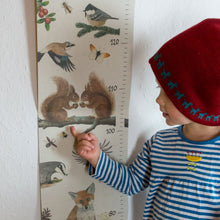 Lade das Bild in den Galerie-Viewer, Waldtiere Messlatte für Kinder Kinderzimmer Brigitte Baldrian 
