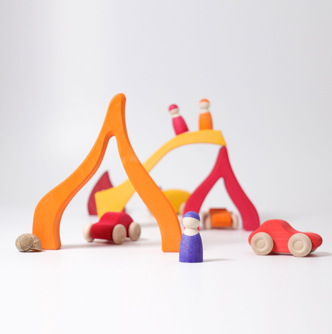 Großer Vier Elemente Baukasten von Grimm's Holzspielzeug