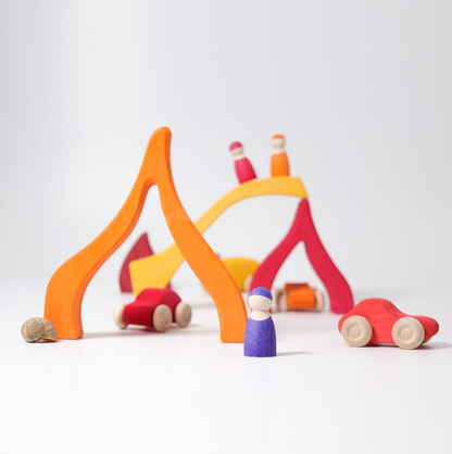 Großer Vier Elemente Baukasten von Grimm's Holzspielzeug